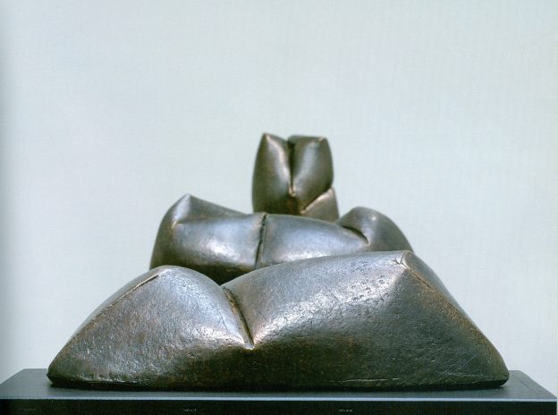 Verformung I, II, III, 2004 Bronze