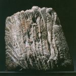 Geschnittener Stein II, 2002, Bronze