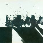 Rolling Black, 1965 Öl auf Papier, 75 x 100 cm